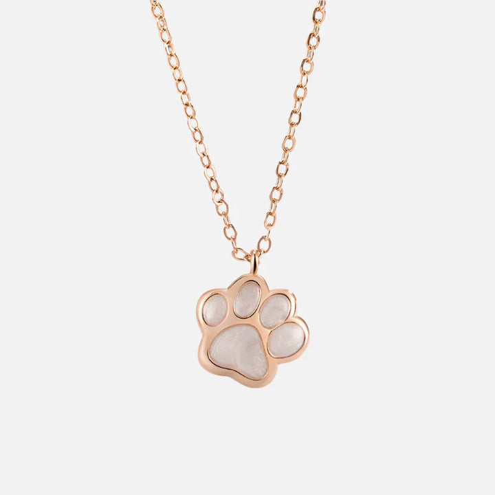 Necklace with Paw Charm 2