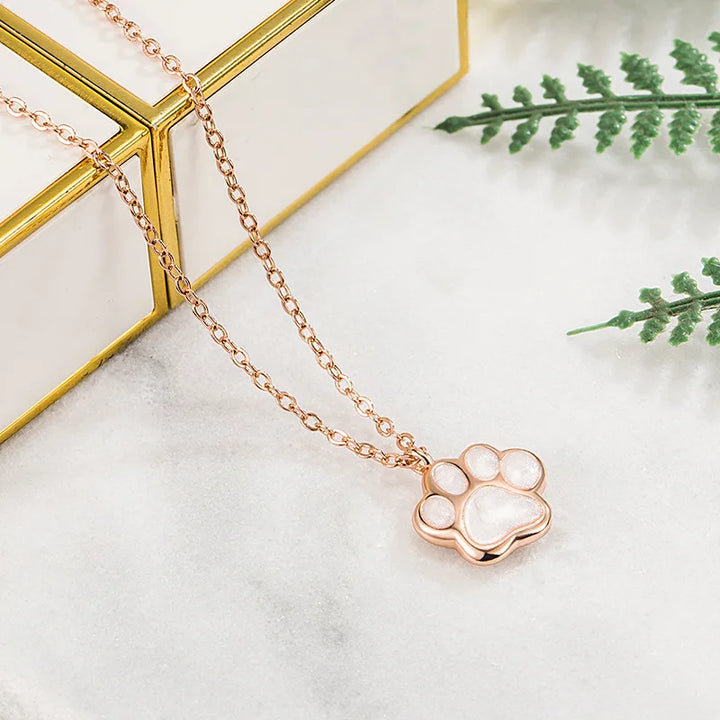 Necklace with Paw Charm 1