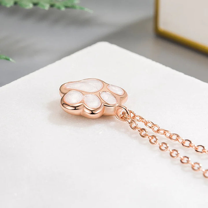 Necklace with Paw Charm 3