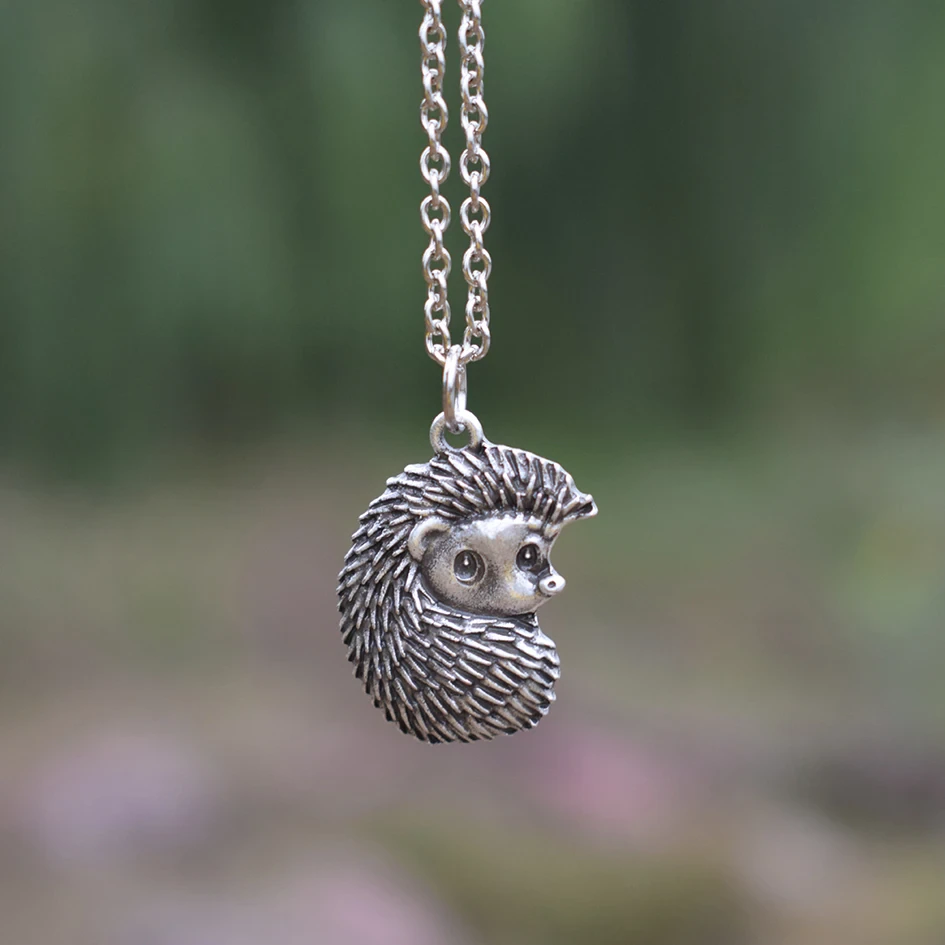 Vintage Porcupine Silver Necklace 1